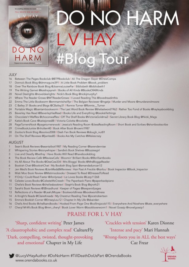 FINAL DO NO HARM BLOG TOUR POSTER