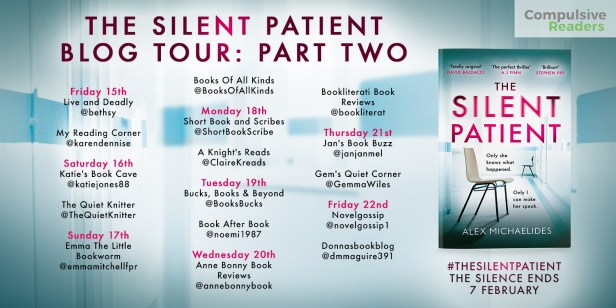 The Silent Patient Blog Tour Part 2