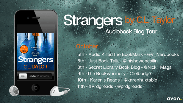 Strangers Audiobook Tour Banner